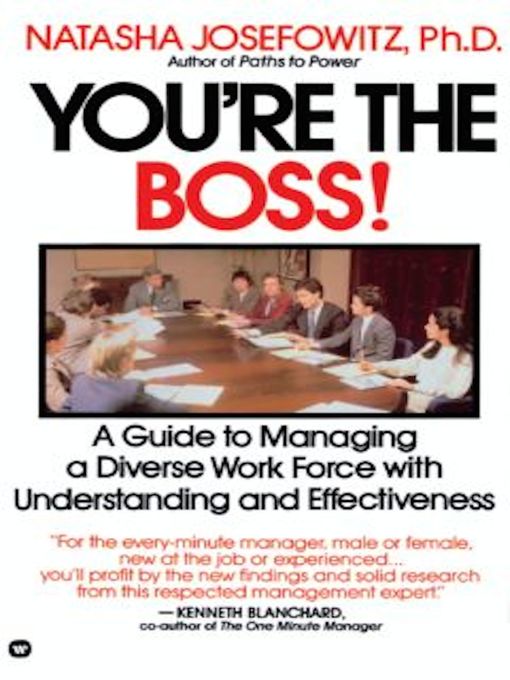 Title details for You're the Boss by Natasha Josefowitz - Wait list